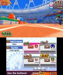 Image n° 1 - screenshots : Mario & Sonic at the London 2012 Olympic Games